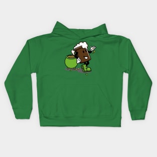 Cartoon Beer Irish Dunkel St. Patricks Day Kids Hoodie